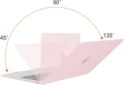MOSISO Compatible with MacBook Air 13 inch Case 2022-2018 Release A2337 M1 A2179 A1932,Plastic Hard Case&Keyboard Cover&Screen Protector&Pouch&Bag with 2 Pockets&Handle&Belt, Rose Quartz&Chalk Pink in Saudi Arabia