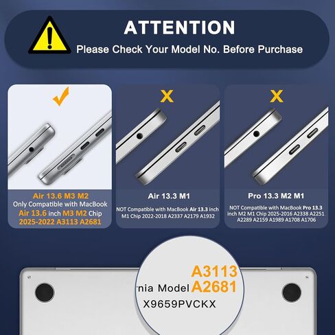 Mosiso متوافق مع MacBook Air 13 بوصة Case 2025 2024 2023 2022 M4 A3240 M3 A3113 M2 A2681 ، غلاف وغطاء لوحة المفاتيح البلاستيكي لمكتب MacBook Air 13.6 بوصة ، Blooming Chrysanthemum in Saudi Arabia