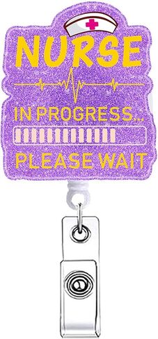 حبوب منع الحمل لدفع حبوب منع الحمل شارة بكرة قابلة للسحب مضحك صيدلية التكنولوجيا Med Tech حامل الشارة التمريض الأرجواني RN in Kuwait