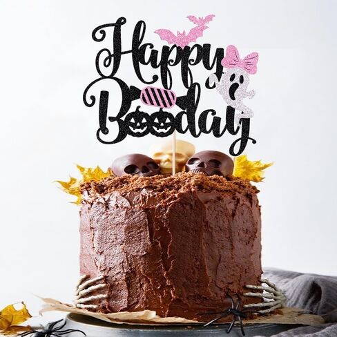 Skull Mr & Mrs Cake Topper, Day of the Dead Sign for Skeleton Bride & Groom Wedding, Halloween Party, Anniversary Special Events Decoration Supplies in Kuwait