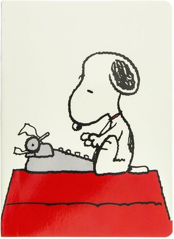 Graphique Soft Cover Journal, Peanuts Typewriter Design - 200 Ruled Pages, Cute Snoopy Design on Cover, 6" x 8.25" x .5" - Durable Notebook for Notes, Lists, Recipes, and More in Saudi Arabia