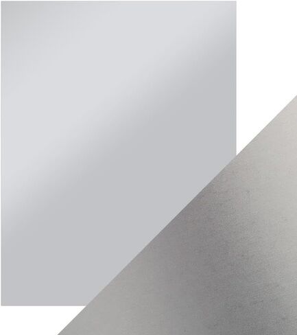 Craft Perfect Satin Mirror Cardstock 8.5 "X11" 5/PKG -Satin -forsted Silver in Saudi Arabia