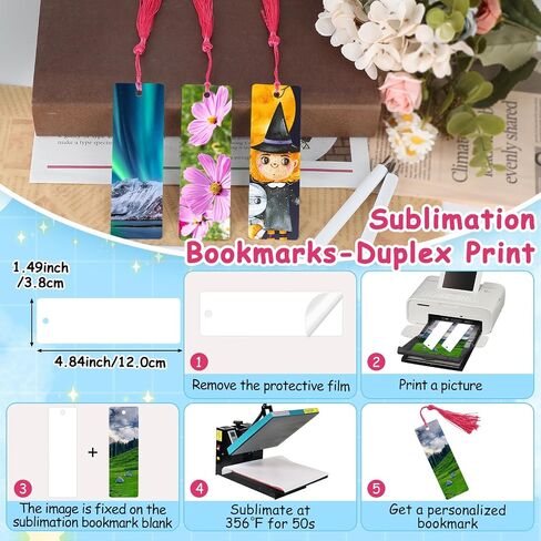 21pcs دفتر ملاحظات التسامي ومجموعة القلم ، A6 100 صفحات دفتر مجلة فارغة مع 10pcs تسامي أقلام نقطة الالتواء وإشارات مرجعية على الوجهين للعودة إلى المدرسة هدية مكتب الفصول الدراسية in Saudi Arabia