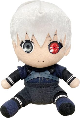 Great Eastern Tokyo Ghoul GE-52928 Kaneki White Hair Plush, 7" in Saudi Arabia