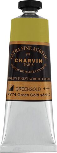 Charvin Extra Fine Professional Paint-Green ، 150ml Tube ، Triple-Malled ، أصباغ خفيفة ، فنان مفتوح الأسهم Acrylic Paints في الأشكال المستوحاة من الطبيعة in Saudi Arabia