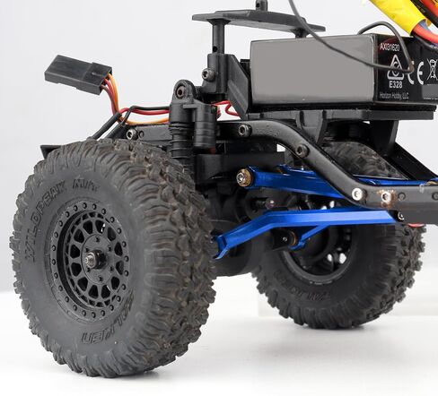 مجموعة وصلات توجيه عالية الخلوص من GoHobby للمحور SCX24 C10 AXI00001 Wrangler JLU AXI00002، 8 قطع (أحمر) in Kuwait