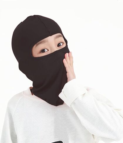 Kids Balaclava Cycling-Mask - Boys-Girls Sun-Protection Windproof Full Face Covering Breathable Caps for All Season in Kuwait