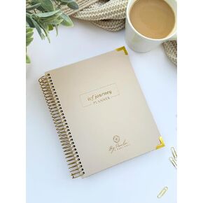 IVF Journey Planner | Fertility & IVF Journey Organizer for Women | Infertility Support & Treatment Tracker | Minimalist Design | By Psalm & Baby Dust in Saudi Arabia