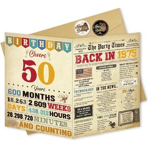 30th Birthday Card for Women Men, Happy Funny 30th Birthday Decoration for Her Him, Back In 1995 Retro 30 Year Old Birthday Gifts Card for Son Daughter, Classy Vintage, 21.5 * 28 CM in Kuwait