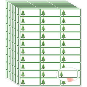 900Pcs Christmas Address Labels Xmas Tree Gift Tags Printable Mailing Labels Fitting for Laser and Ink Jet Printer for Package Envelope Card Home Office in Kuwait