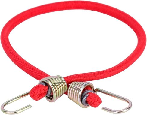 5pcs حبل حزام مرن مع خطاف المقطورة الإنقاذ على رف السقف أشرطة الأمتعة ، والأسلاك bungee ل 1/10 RC Crawler Car SCX10 TRX6 GEN7 GEN8 TAMIAA D90 TF3 (RED) in Kuwait