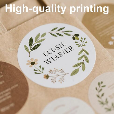 1-2500 Custom Stickers, Bulk Personalized etiquetas Logo Waterproof Vinyl Labels, Suitable for Corporate Business Gift Stickers, Customizable with Any Design in Saudi Arabia