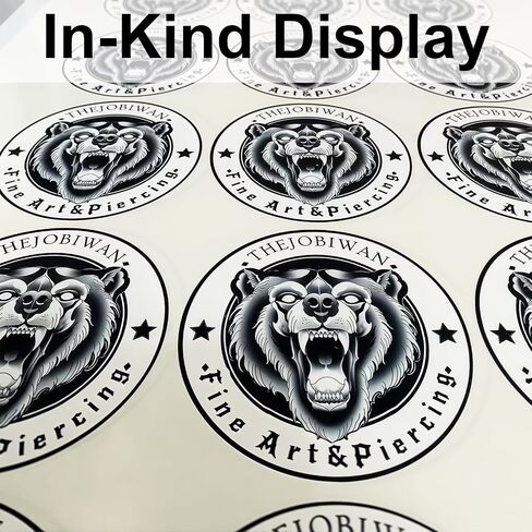 1-2500 Custom Stickers, Bulk Personalized etiquetas Logo Waterproof Vinyl Labels, Suitable for Corporate Business Gift Stickers, Customizable with Any Design in Saudi Arabia