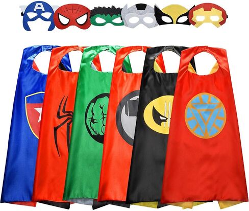 Roko Toys for 3-10 Year Old Boys, Superhero Capes for Kids Dress up Costumes Party Supplies Present Chistmas Gifts Stocking in Saudi Arabia