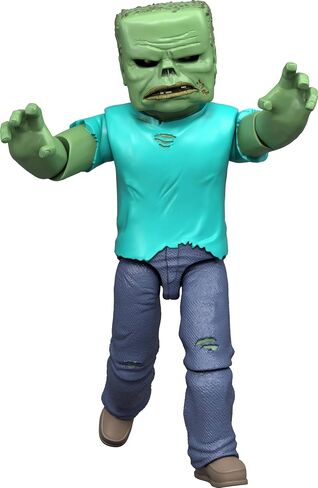 مجموعة Mattel Minecraft Action Figure & Accessories مجموعة ، Zombie Posable شخصية قابلة للتحصيل مستوحاة من فيلم Minecraft ، 3.25 بوصة in Saudi Arabia