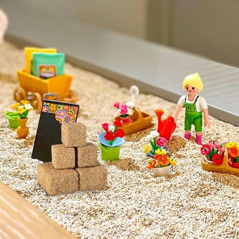 Doitool 12 PCS Mini Hay Bales ، Miniature Hay Colls ، Dollhouse Haystack Accessories ، Diy Sand Table Decor in Kuwait