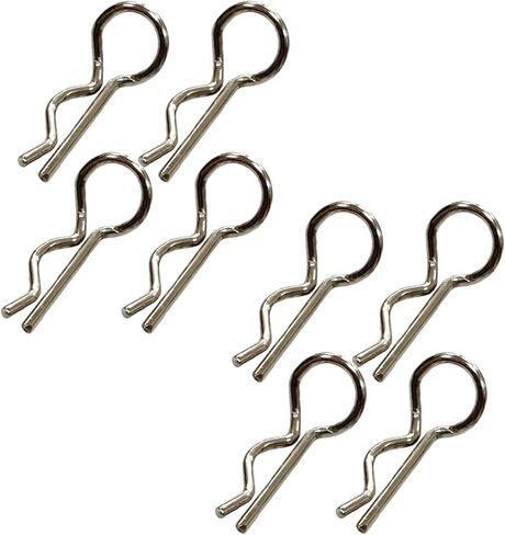 8 قطع RC Car Car Body Shell Clips ملحق سهلة التثبيت استبدال مقاطع R نوع R من أجل 16101 18101 16307 1/16 1/18 شاحنة in Saudi Arabia
