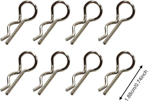 8 قطع RC Car Car Body Shell Clips ملحق سهلة التثبيت استبدال مقاطع R نوع R من أجل 16101 18101 16307 1/16 1/18 شاحنة in Saudi Arabia