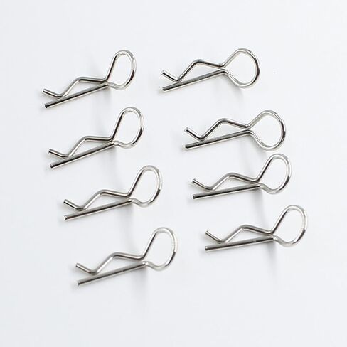 8 قطع RC Car Car Body Shell Clips ملحق سهلة التثبيت استبدال مقاطع R نوع R من أجل 16101 18101 16307 1/16 1/18 شاحنة in Saudi Arabia