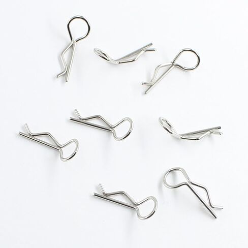 8 قطع RC Car Car Body Shell Clips ملحق سهلة التثبيت استبدال مقاطع R نوع R من أجل 16101 18101 16307 1/16 1/18 شاحنة in Saudi Arabia