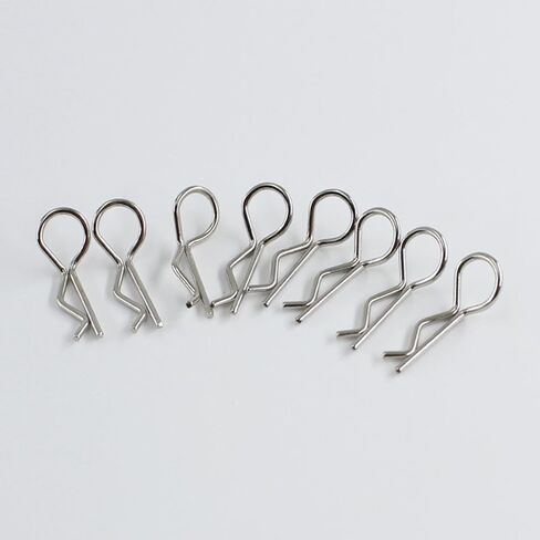 8 قطع RC Car Car Body Shell Clips ملحق سهلة التثبيت استبدال مقاطع R نوع R من أجل 16101 18101 16307 1/16 1/18 شاحنة in Saudi Arabia