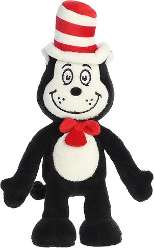 Aurora® Whimsical Dr. Seuss™ Cat in The Hat Armature Stuffed Animal - Magical Storytelling - Officially Licensed - Black 8 Inches in Saudi Arabia