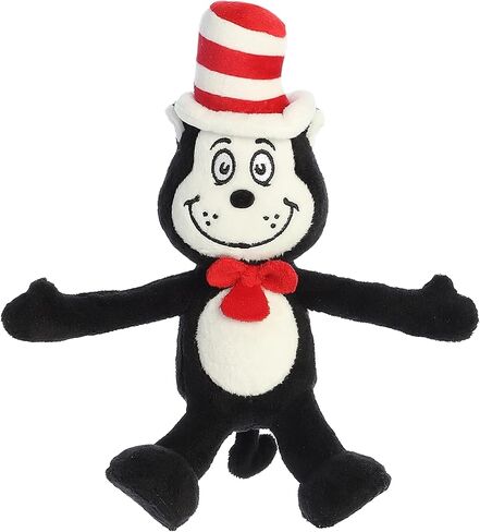 Aurora® Whimsical Dr. Seuss™ Cat in The Hat Armature Stuffed Animal - Magical Storytelling - Officially Licensed - Black 8 Inches in Saudi Arabia