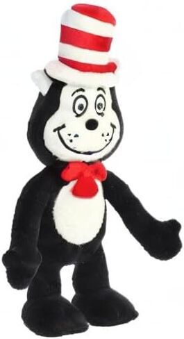 Aurora® Whimsical Dr. Seuss™ Cat in The Hat Armature Stuffed Animal - Magical Storytelling - Officially Licensed - Black 8 Inches in Saudi Arabia