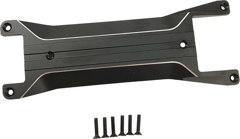 Aluminum Chassis Brace Plate for 1/16 Mini Maxx 4WD RC Monster Truck, Upgrade Replacement Part (Black) in Saudi Arabia