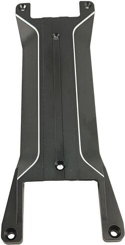 Aluminum Chassis Brace Plate for 1/16 Mini Maxx 4WD RC Monster Truck, Upgrade Replacement Part (Black) in Saudi Arabia