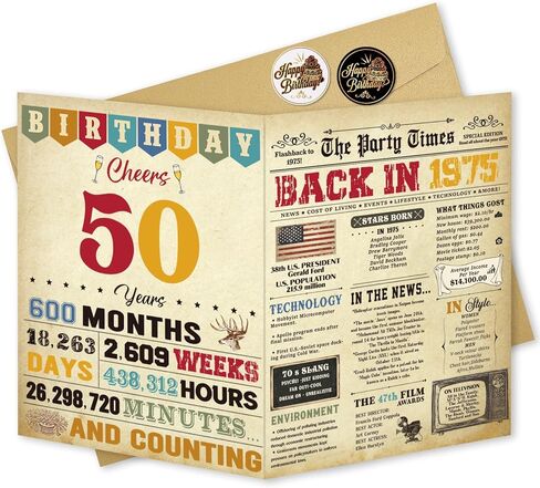 30th Birthday Card for Women Men, Happy Funny 30th Birthday Decoration for Her Him, Back In 1995 Retro 30 Year Old Birthday Gifts Card for Son Daughter, Classy Vintage, 21.5 * 28 CM in Kuwait