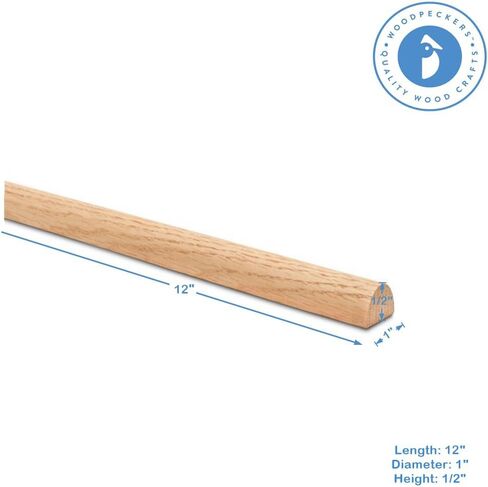تقسيم قضبان Dowel Dowel 1/2 بوصة × 12 بوصة ، حزمة من 50 تقليم المصبوب غير المكتم in Saudi Arabia