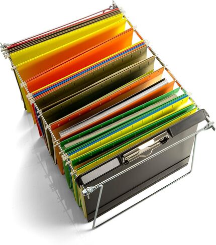 Officemate Hanging File Frames, Letter Size, Rails fits 24 to 27, Files Cabinet, Steel, 2 Sets (91999) , Silver in Kuwait