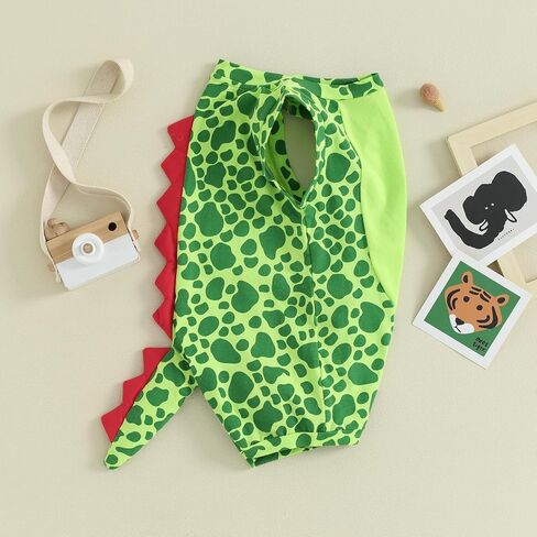 FEIBEL Baby Cute Cartoon Animal Onesie Baby Boys Girls Sleeveless Round Neck Romper One-Piece Shorts Jumpsuit in Saudi Arabia