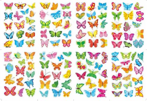 TIAMECH Travel Stickers - 32 Sheets, Size 8.3 x 5.9in | Outdoor Trip & Luggage Airplane Camera Road Signs Stickers for Scrapbooking, Water Bottles & Party Favors in Kuwait