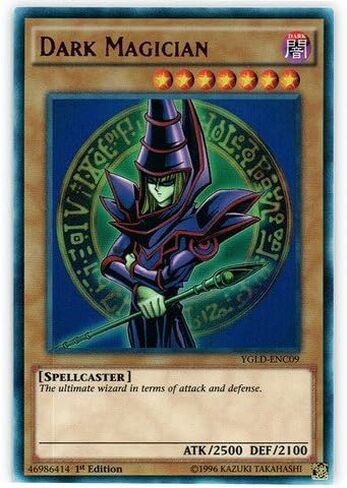 YU-GI-OH! - Dark Magician (YGLD-ENC09) - Yugi's Legendary Decks - 1st Edition - Ultra Rare in Saudi Arabia