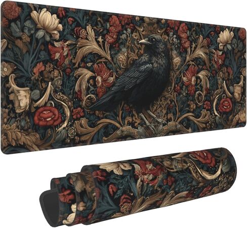 وسادة الماوس ألعاب الغراب ممتدة من وسادات لوحة مفاتيح مقاومة للماء مع حواف مخيط لمنزل المكتب in Kuwait