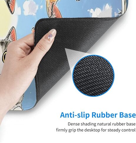 Crow Gaming Mouse Pad Extended Large Desk Mat Waterproof Keyboard Pads with Stitched Edges for Office Home in Kuwait