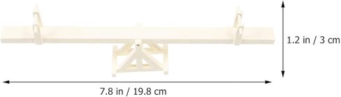 Mini Veresaw Model - زخرفة الأثاث الإبداعية ، البلاستيك البيج ، 7.79 × 1.25 × 1.18 بوصة ، ملحق منزل صغير للديكور in Kuwait