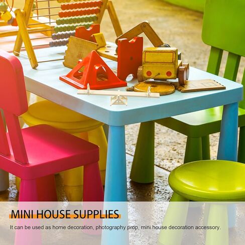 Mini Veresaw Model - زخرفة الأثاث الإبداعية ، البلاستيك البيج ، 7.79 × 1.25 × 1.18 بوصة ، ملحق منزل صغير للديكور in Kuwait