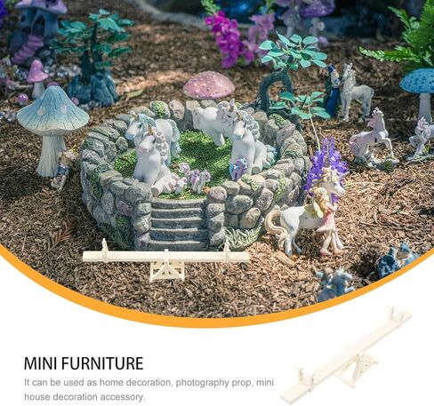 Mini Veresaw Model - زخرفة الأثاث الإبداعية ، البلاستيك البيج ، 7.79 × 1.25 × 1.18 بوصة ، ملحق منزل صغير للديكور in Kuwait