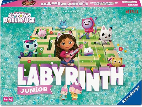 Ravensburger Gabby’s Dollhouse Labyrinth Junior Board Game | إشراك دعابة الدماغ للأطفال والعائلات | لعبة ألغاز Moze Moze الكلاسيكية | يضم شخصيات دمية غابي المفضلة | الأعمار 4+ in Saudi Arabia