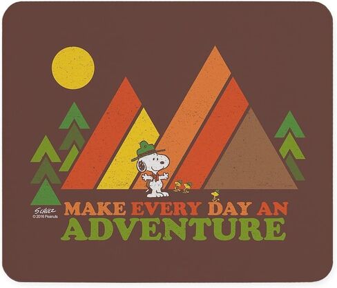 CafePress Snoopy Make Every Day an Adventure Mousepad Non-Slip Rubber Gaming Mousepad in Saudi Arabia