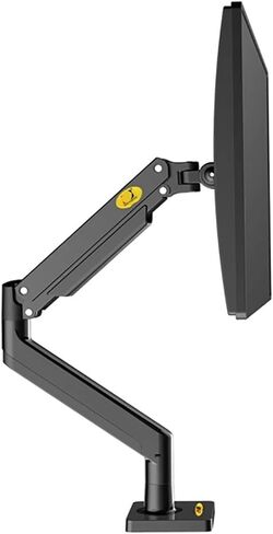 G40 G45 gas spring arm 22-40 inch curved screen desktop monitor stand 360 degree rotation 3-15 kg monitor mounting arm(Black) in Saudi Arabia