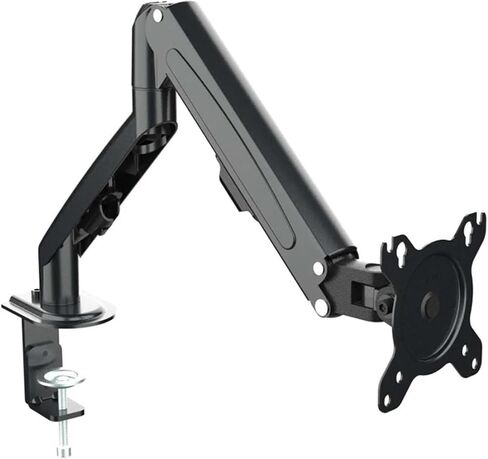 GC08-12 Desktop Monitor Mounting Bracket, Suitable for 13 to 27 Inch LCD Screen Rotation and Tilt Adjustment Monitor Desktop Bracket(Black) in Saudi Arabia