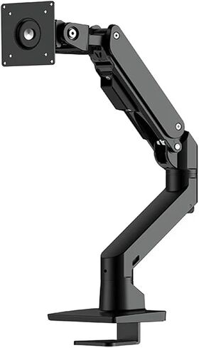 S500 ALUMINUM GAS SPRING ARM 34-49 بوصة شاشة شاشة منحنية حامل شاشة كبيرة تحمل 20 كيلوجرام (أسود) in Saudi Arabia