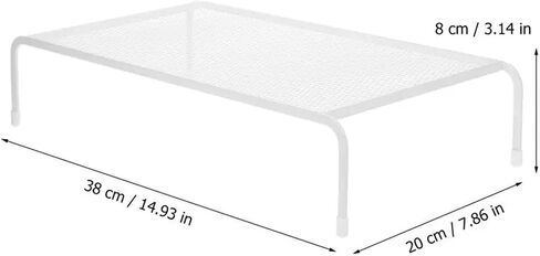 Monitor stand single-layer computer heightening stand desktop laptop stand desktop iron display stand support storage rack in Saudi Arabia