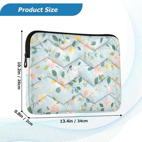 Dog Cat Paw Print Stripe (1) Laptop Sleeve 15.6 inch, Protective Laptop Case Briefcase Notebook Cover Carrying Computer Bag for Travel Work in Kuwait