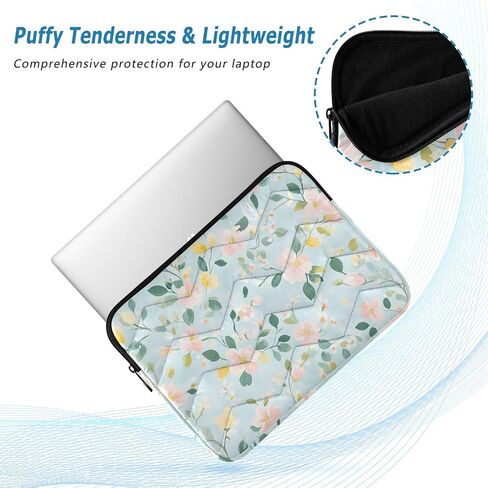 Dog Cat Paw Print Stripe (1) Laptop Sleeve 15.6 inch, Protective Laptop Case Briefcase Notebook Cover Carrying Computer Bag for Travel Work in Kuwait