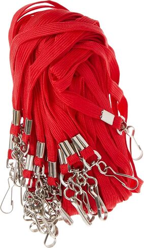 Advantus 36 بوصة الحبل Deluxe Neck Lanyard لبطاقات الهوية/الشارات ، نمط J-Hook ، Black ، صندوق 24 (75424) in Saudi Arabia